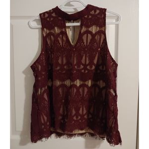 Burgundy Top